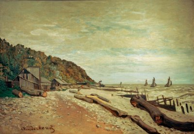 The Small Shipyard, Near Honfleur by Claude Monet